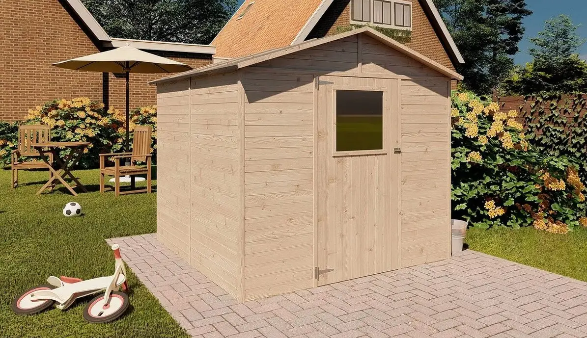 Abri de jardin en bois AUDE 4.5 m² pas cher : Un choix économique et pratique