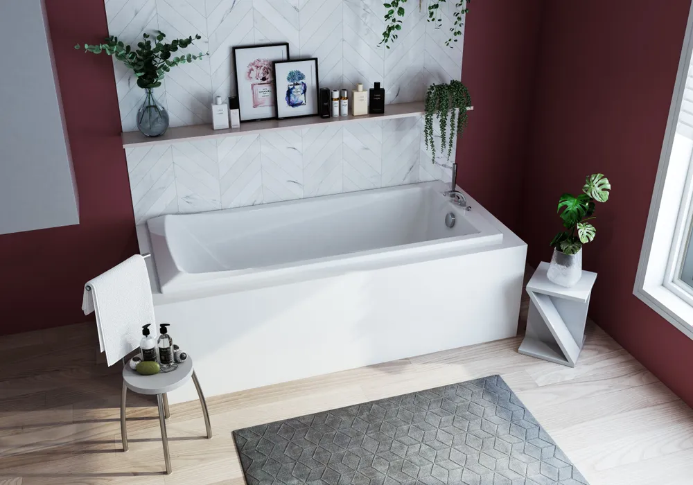 Baignoire AERO Rectangulaire Toplax 180x80x52cm