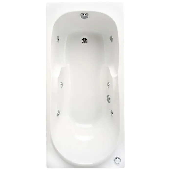 Baignoire balnéo Allibert CARINA Aquazen 2 en Toplax 170 x 80 cm - Castorama