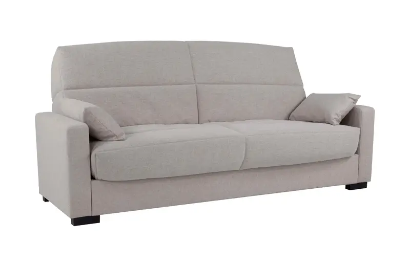 Banquette-lit clic clac 8 HEURES JESSY Déhoussable Beige - Conforama