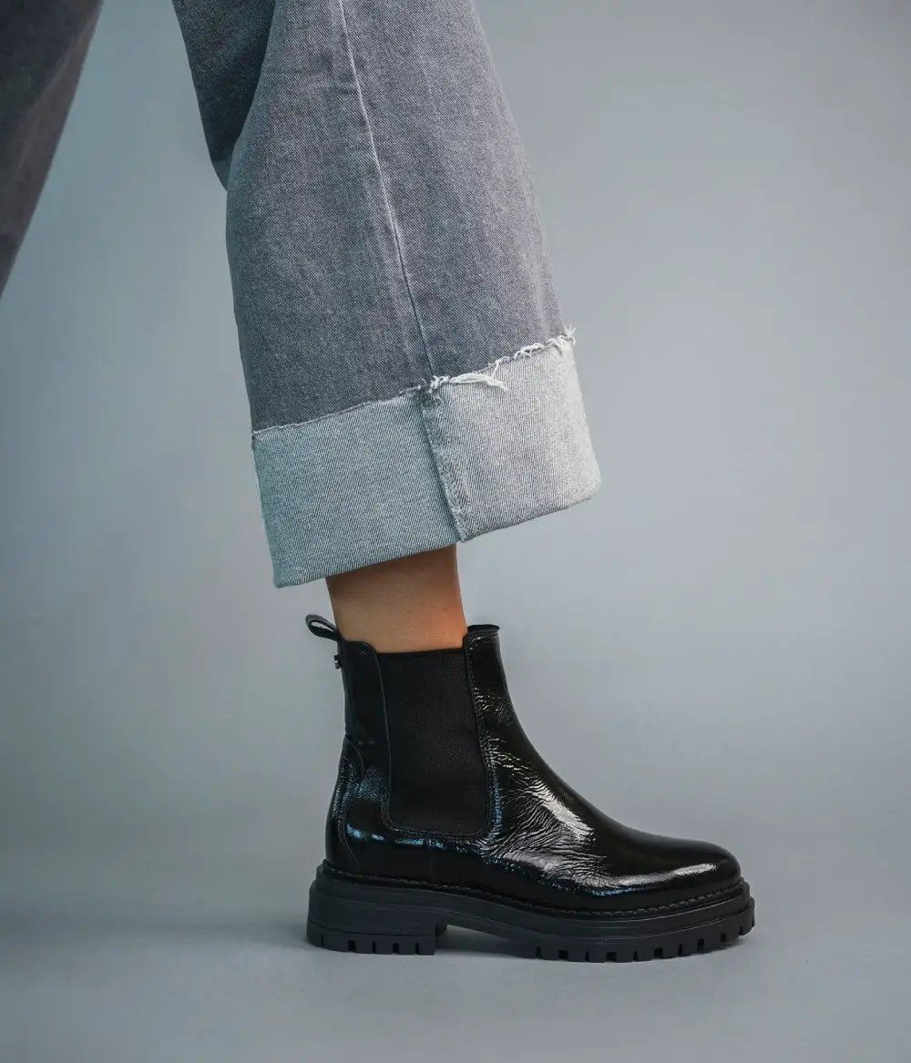 CHELSEA BOOTS SHARLY Bocage Noir pour Femme : Un Investissement Mode