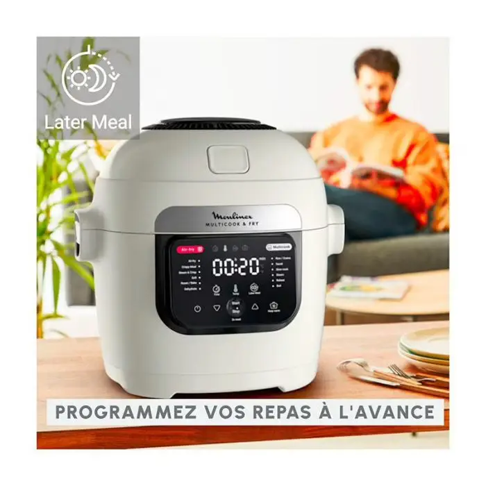 Multicuiseur + Air Fryer MOULINEX Multicook & Fry MZ7301F pas cher : Une Révolution Culinaire