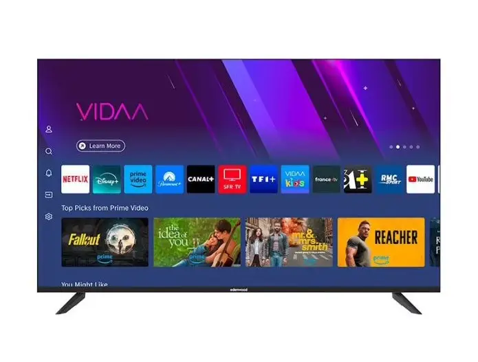 TV EDENWOOD ED55A09UHD-EL 140 cm Smart TV UHD 4K pas cher : Plongez au cœur de l'action 