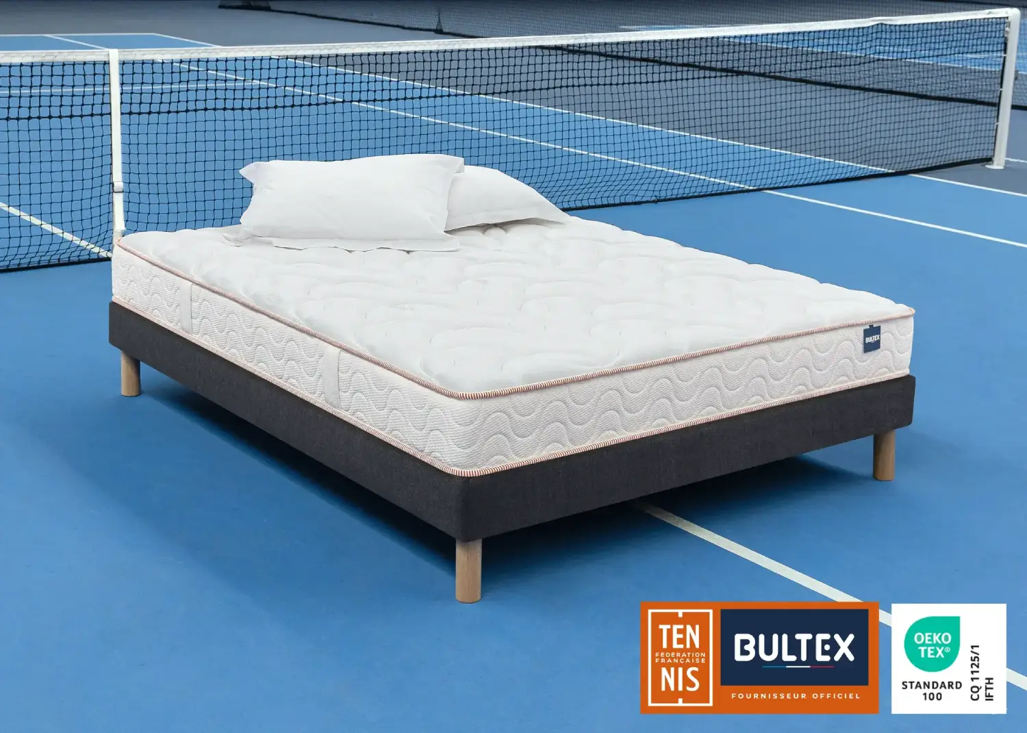 Ensemble Matelas + Sommier 5EME SET Bultex 140x190 cm