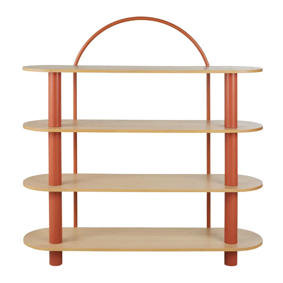 Etagère ELNATH arc en métal terracotta - Maisons du Monde