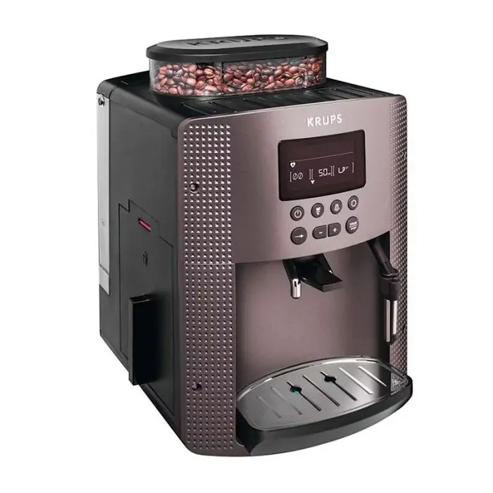 Expresso avec broyeur KRUPS ESSENTIAL EA815P10 ECRAN pas cher - Machine à café Electro Dépôt