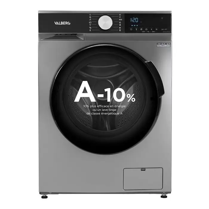 Lave-linge hublot VALBERG WF 814 A-10 S566C 8 kg - Electro Dépôt