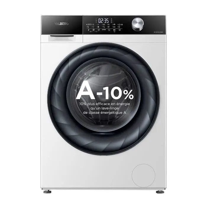 Lave-linge hublot VALBERG WF 1014 A-10 W180C 10 kg pas cher - Lave Linge Electro Dépôt