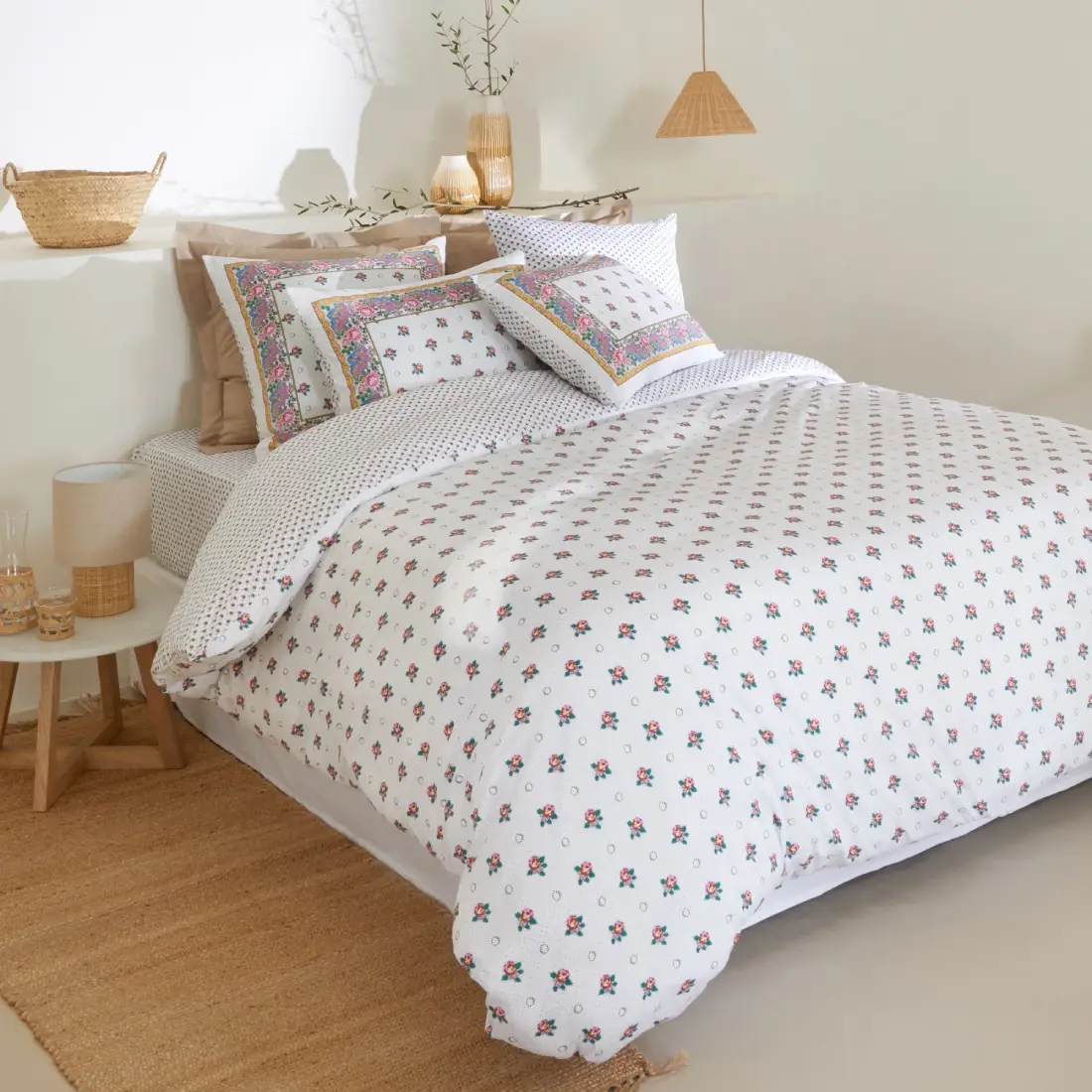 Linge de lit POMPADOUR pas cher Collection Souleiado et Linvosges : Réduction de -30%