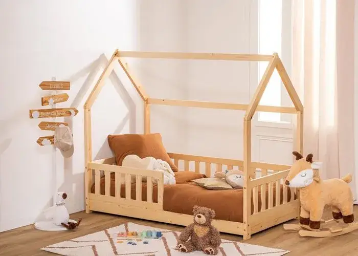 Lit Cabane Enfant KONTARBOOR 80x160cm pas cher chez Cdiscount : Offrez un Rêve d'Aventure à Petit Prix