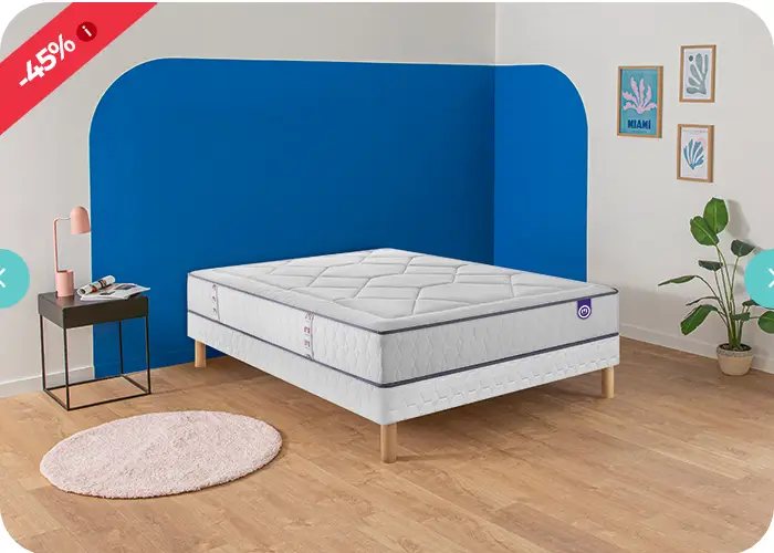 Matelas CALM LIT Merinos 140x190 cm pas cher : Le confort ultime à -45% chez Merinos !