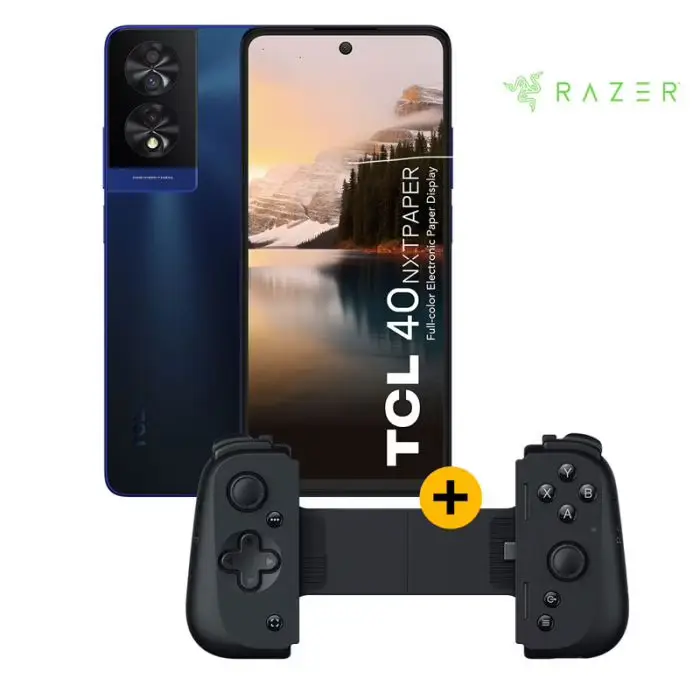 Smartphone TCL 40NXTPAPER 256Go Noir 4G + Manette Razer Kishi V2 : L'expérience Gaming Mobile Ultime ?