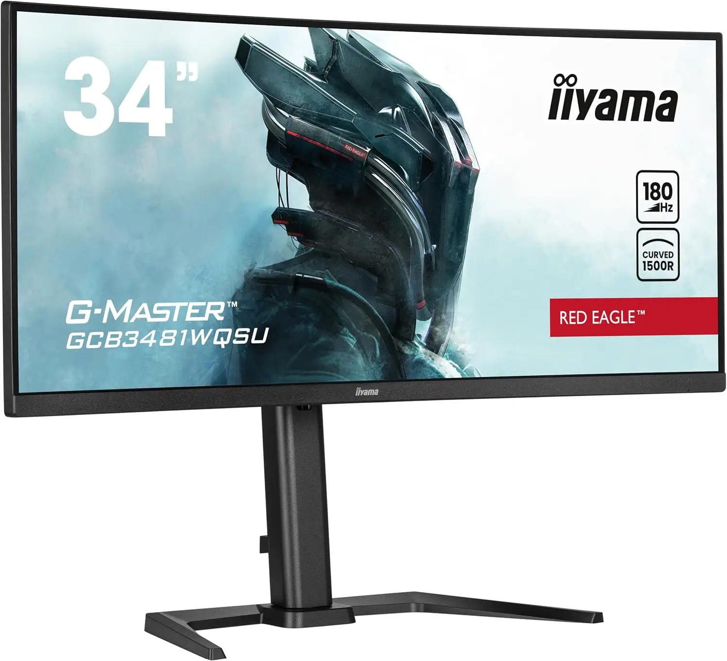 Ecran PC Gamer Incurvé IIYAMA GCB3481WQSU-B1 86.4cm pas cher : Immersion Totale pour les Gamers
