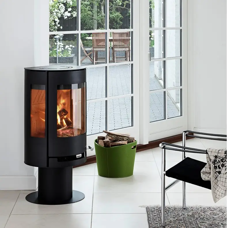 Poêle à bois ADURO 9.3 6kW Chauffe de 30 à 140m² Noir pas cher  : Avis, prix et caractéristiques