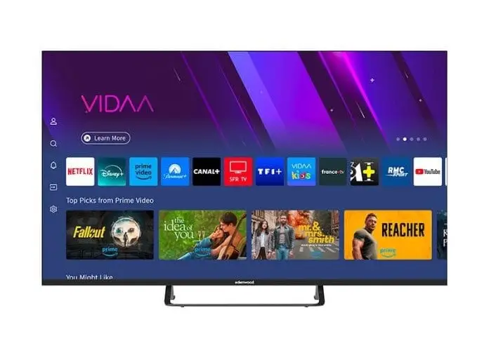 TV QLED EDENWOOD ED43EA01UHD-EL 109 cm Smart TV UHD 4K pas cher : Une Expérience Visuelle d’Exception à Prix Abordable