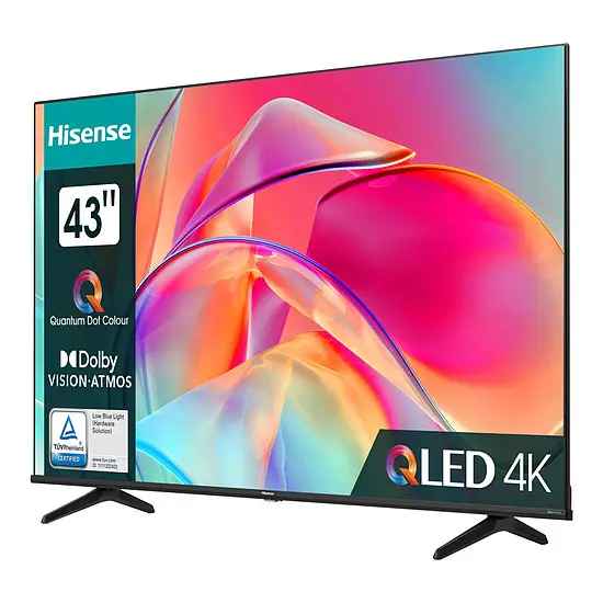 TV QLED HISENSE 43E7KQ 109 cm Smart TV