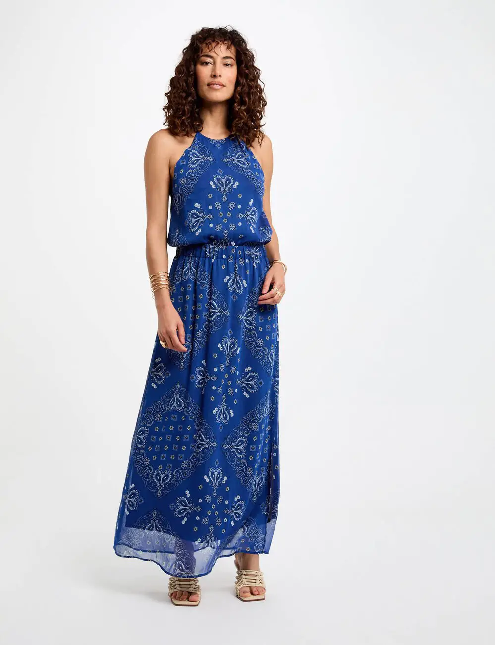 Robe longue droite RDANA Morgan imprimée multicolore : Votre Indispensable de la Saison Estivale