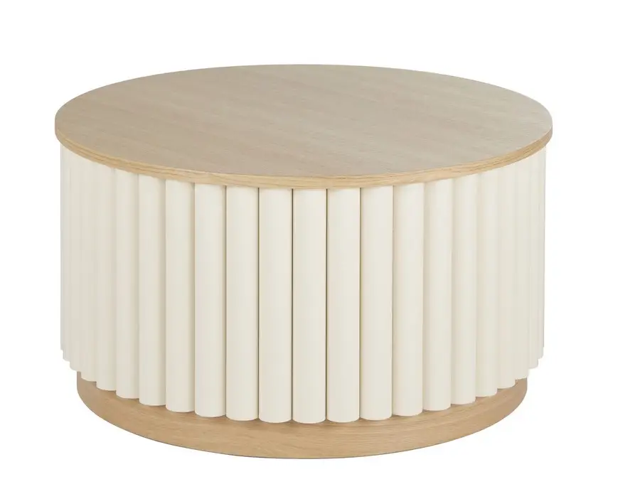 Table basse ronde CALDERA plateau amovible - Table basse Maisons du Monde