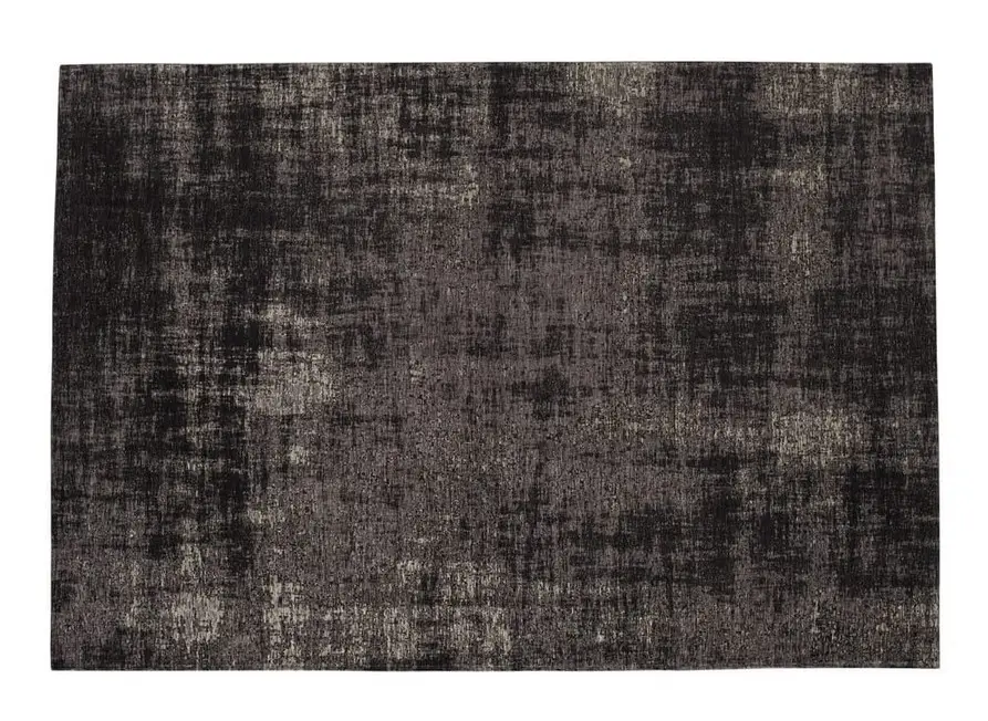 Tapis vintage FEEL tissé jacquard noir 155x230 cm - Maisons du Monde