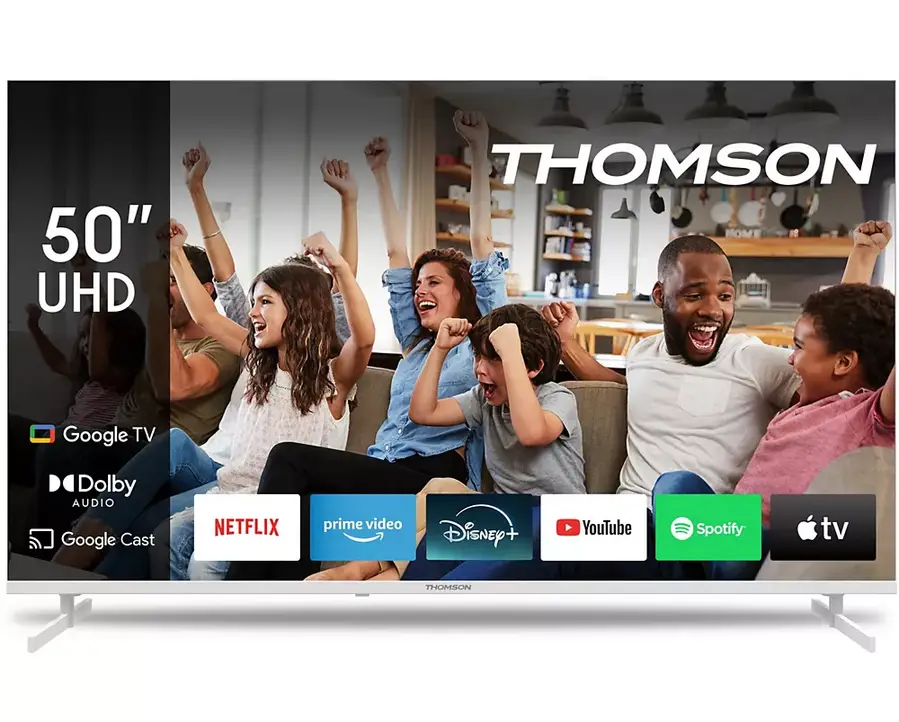 TV THOMSON 50UG4S14W 127 cm GoogleTV UHD 4K pas cher 