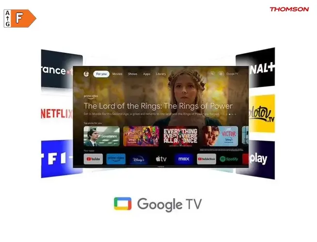 TV THOMSON 55UG5C14 140 cm Google TV UHD 4K