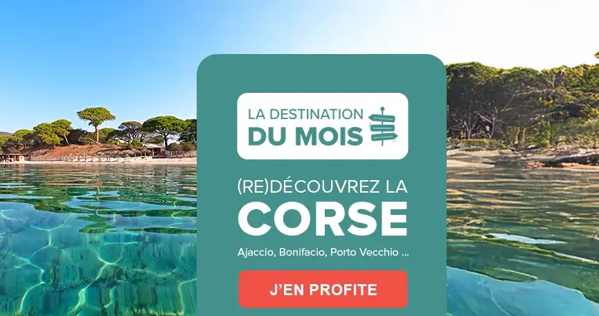 CARREFOUR VOYAGES : PROMO VACANCES EN CORSE borde mer dès 106€