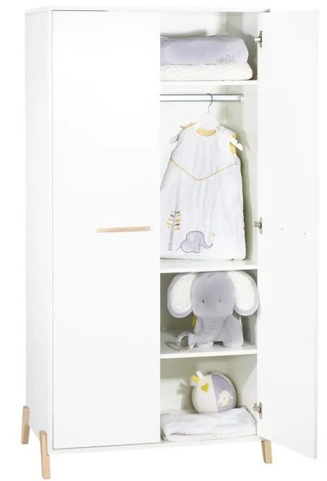 Babyprice JOY NATUREL Armoire 2 Portes pas cher - Armoire Bébé Cdiscount