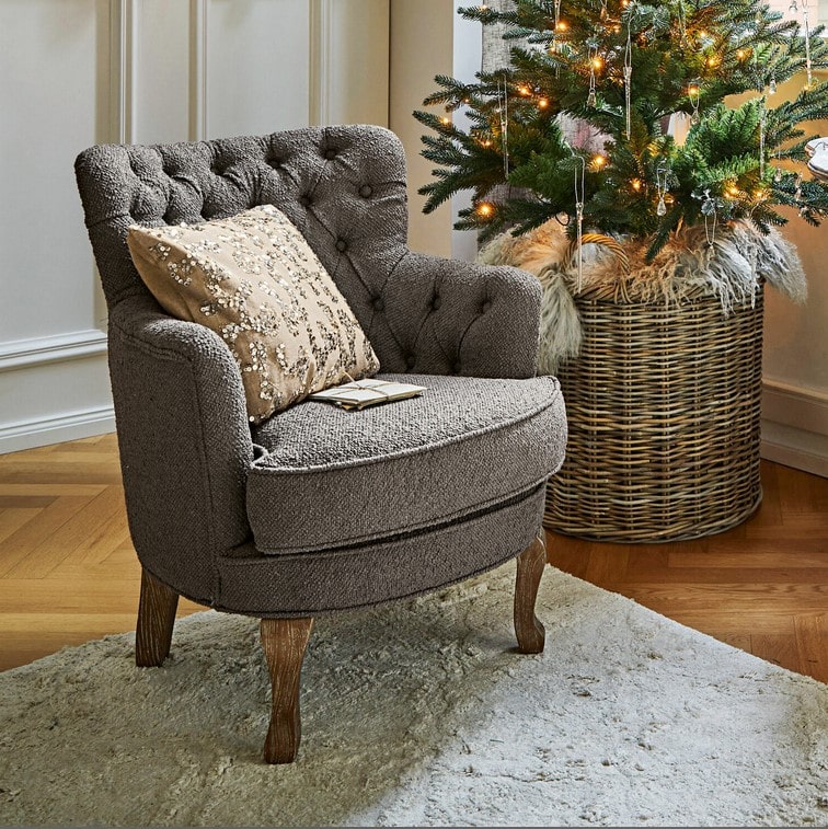 Fauteuil CALGARY Bois de frêne gris - Loberon