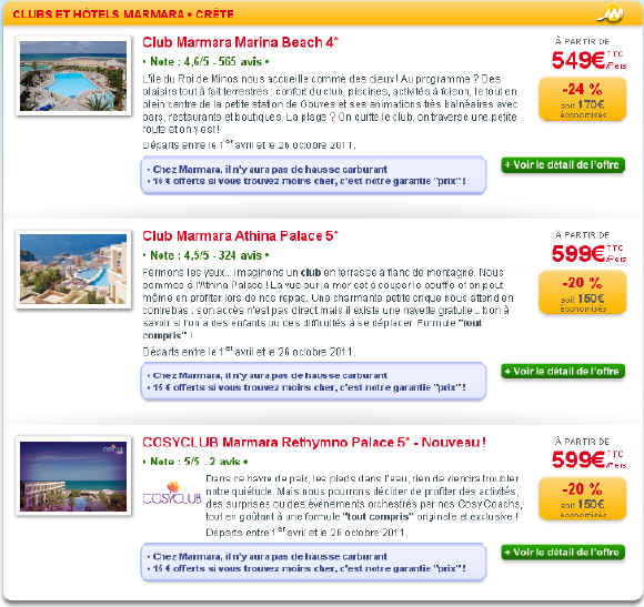 Marmara Promo Grece Formule Tout Compris 449 euros Marmara.com