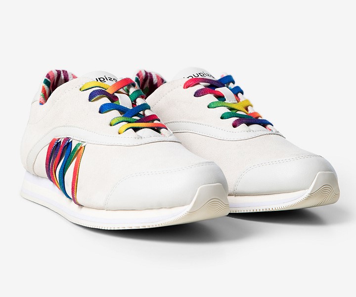 Baskets sneakers à lacets multicolores Desigual