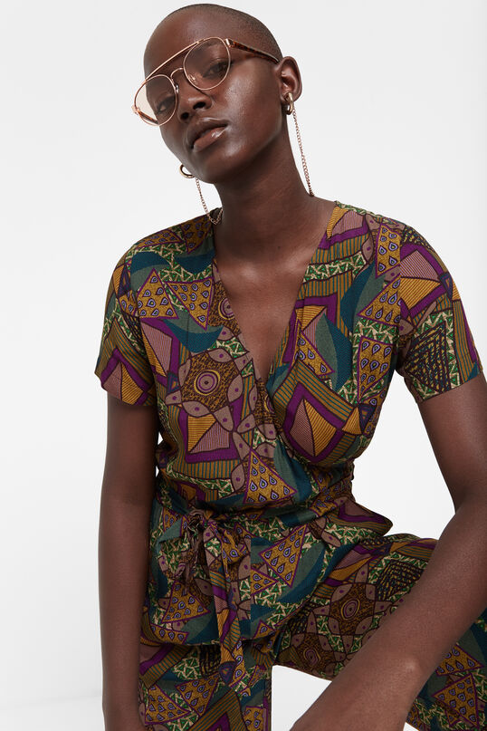 Combinaison imprimé Africain géométrique Desigual - Combinaison Femme Desigual