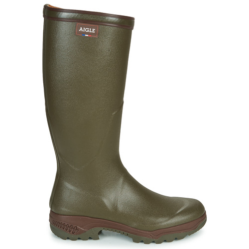 Aigle PARCOURS 2 Bottes Kaki - Bottes de Pluie Homme Spartoo