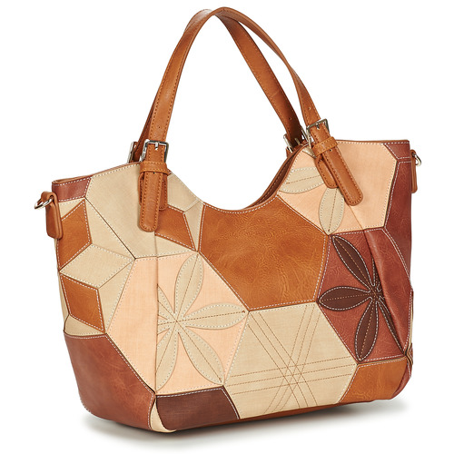 Desigual NOVA PRIME ROTTERDAM Camel / Beige pas cher - Sacs à Main Spartoo