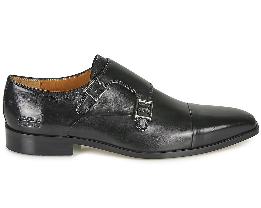 Melvin & Hamilton LANCE 1 Richelieu Noir - Chaussures Homme Spartoo