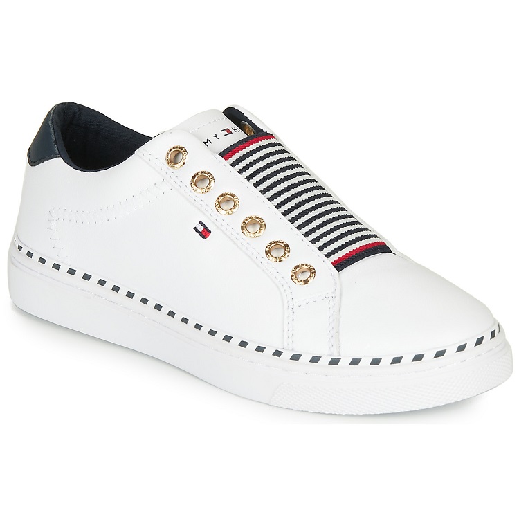 Tommy Hilfiger TOMMY ELASTIC CITY SNEAKERS Blanc