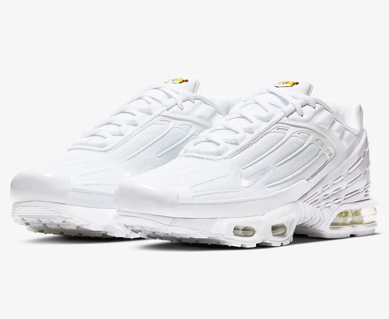 Nike Air Max Plus 3 Blanc/Gris vaste/Blanc pas cher - Baskets Homme Nike