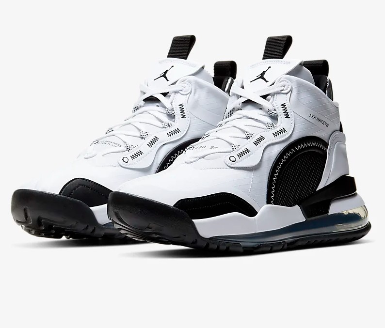 Jordan Aerospace 720 Blanc/Platine métallisé/Noir pas cher - Baskets Homme Nike