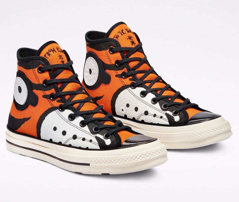 Converse x SOULGOODS Chuck 70 High Top Orange vif/Noir/Blanc - Baskets Femme Converse