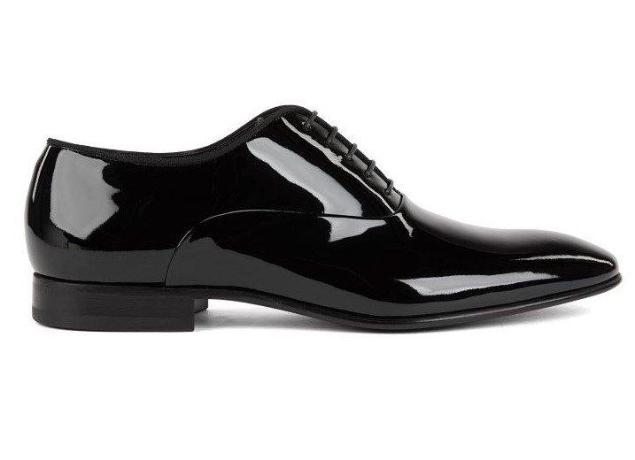 BOSS Chaussures Oxford Evening en cuir verni - Chaussures Homme Hugo Boss