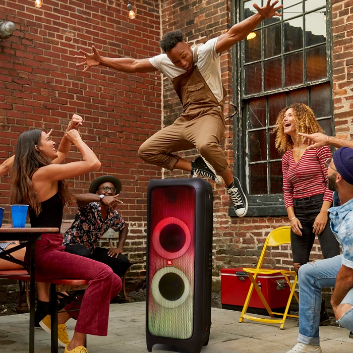 JBL Enceinte Bluetooth PARTYBOX 1000 puissance de soirée avec effets lumineux