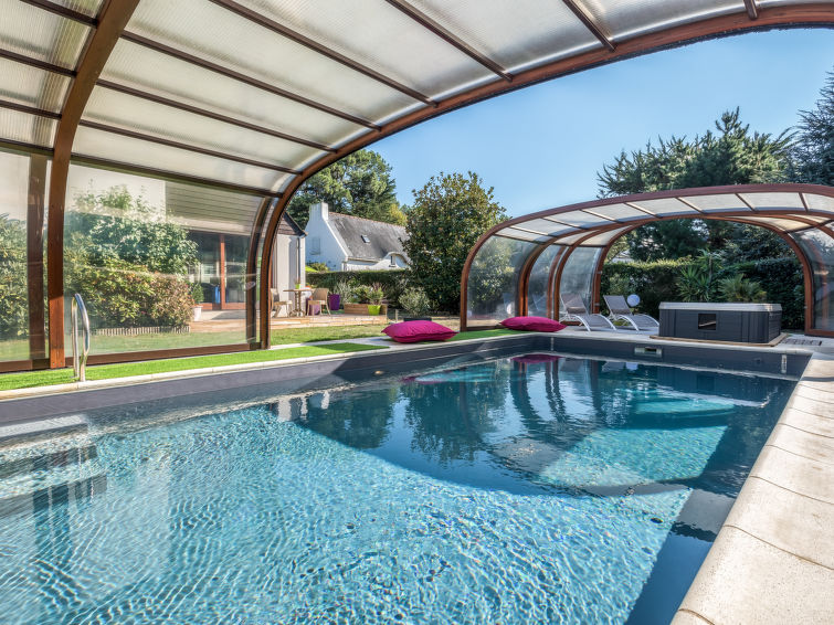 Maison de vacances Blue Moustoir avec piscine privée à Carnac en Bretagne 
