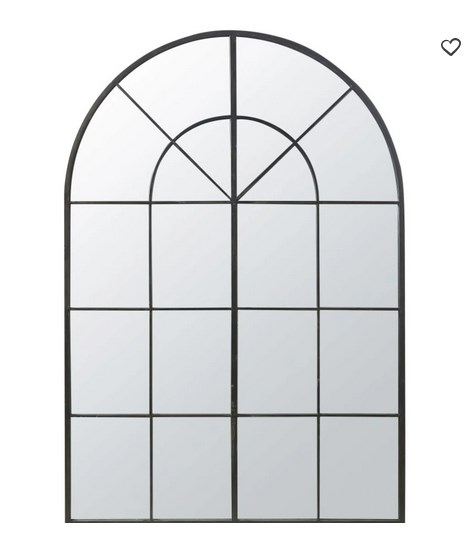 Miroir en métal noir FAUSTIN - Miroir Maisons du Monde
