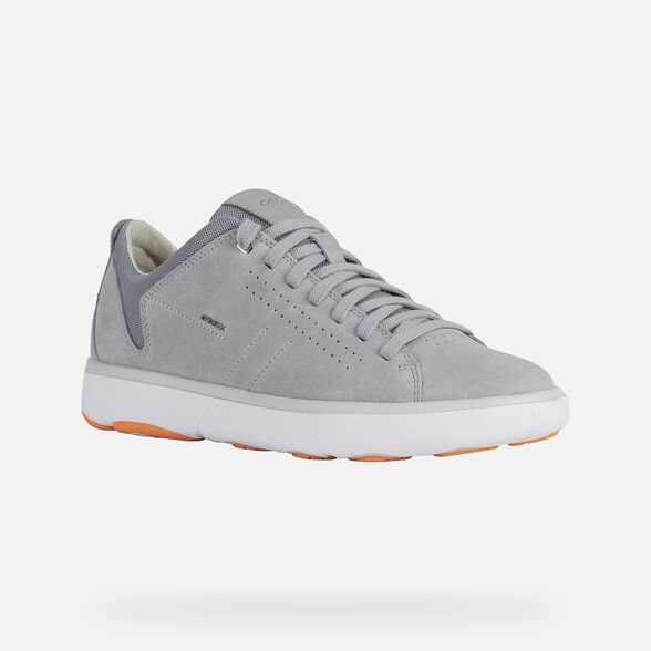 Sneakers Geox NEBULA Y Geox Gris clair pas cher - Baskets Homme Geox