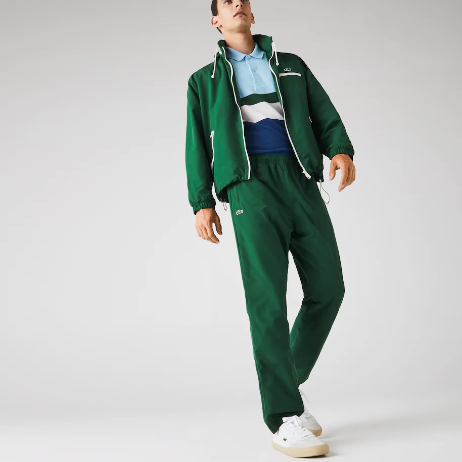 Pantalon de survêtement léger uni Lacoste SPORT Vert - Survêtement homme Lacoste