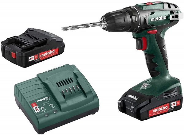 Perceuse visseuse METABO BS 18 Set + 2 batteries 18V 2.0Ah