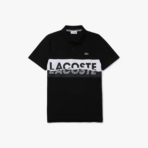 Polo Lacoste SPORT en coton ultra léger imprimé graphique - Polo Homme Lacoste