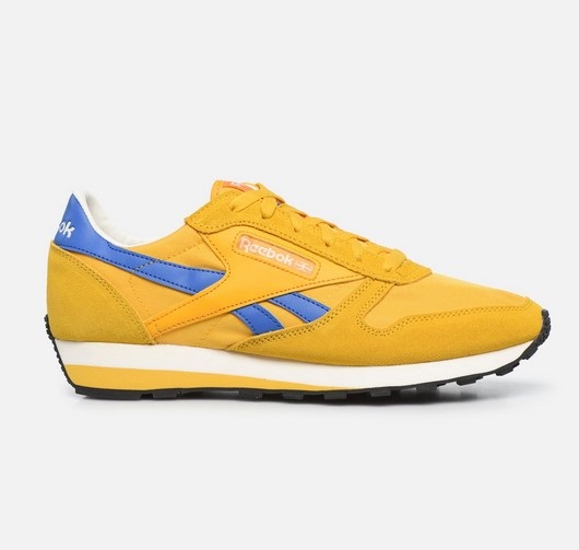 Reebok Cl Lthr Az Jaune pas cher - Baskets Homme Sarenza