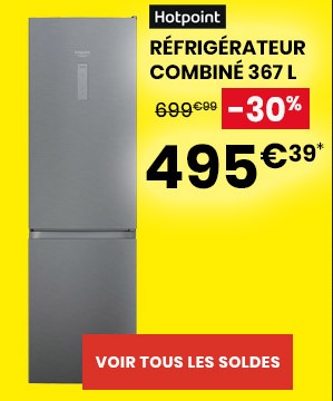 Réfrigérateur combiné HOTPOINT HAFC9TO32SX