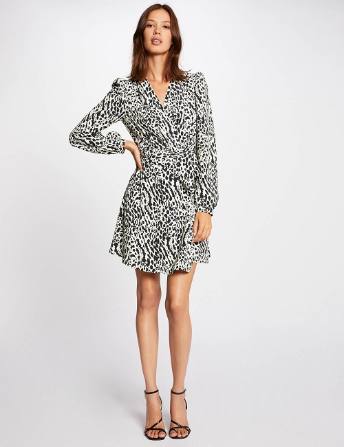 Robe portefeuille RICKY Morgan imprimé animalier multico - Robe Femme Morgan