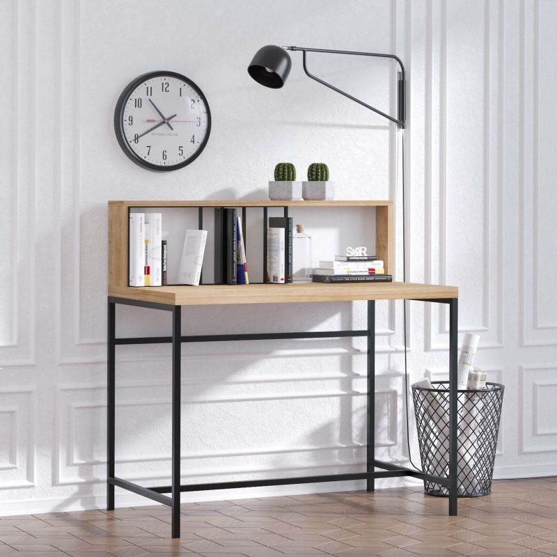 Bureau Chêne et Noir ROMAIN pas cher - Bureau Maisons du Monde